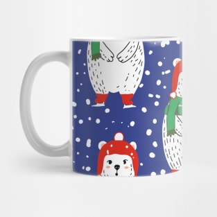 Cute Polar bear in Snow Mug